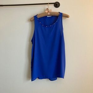 Top with fun neckline & back